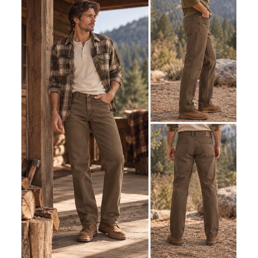 5.11 Tactical Defender-Flex Pants Mens 34x30 Brown Slim Straight Workwear